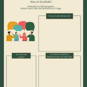 Freebie: Small Talk im Beruf