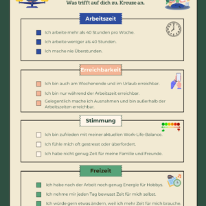 Work-Life Balance: Umfrage, Wortschatz und Leseverständnis